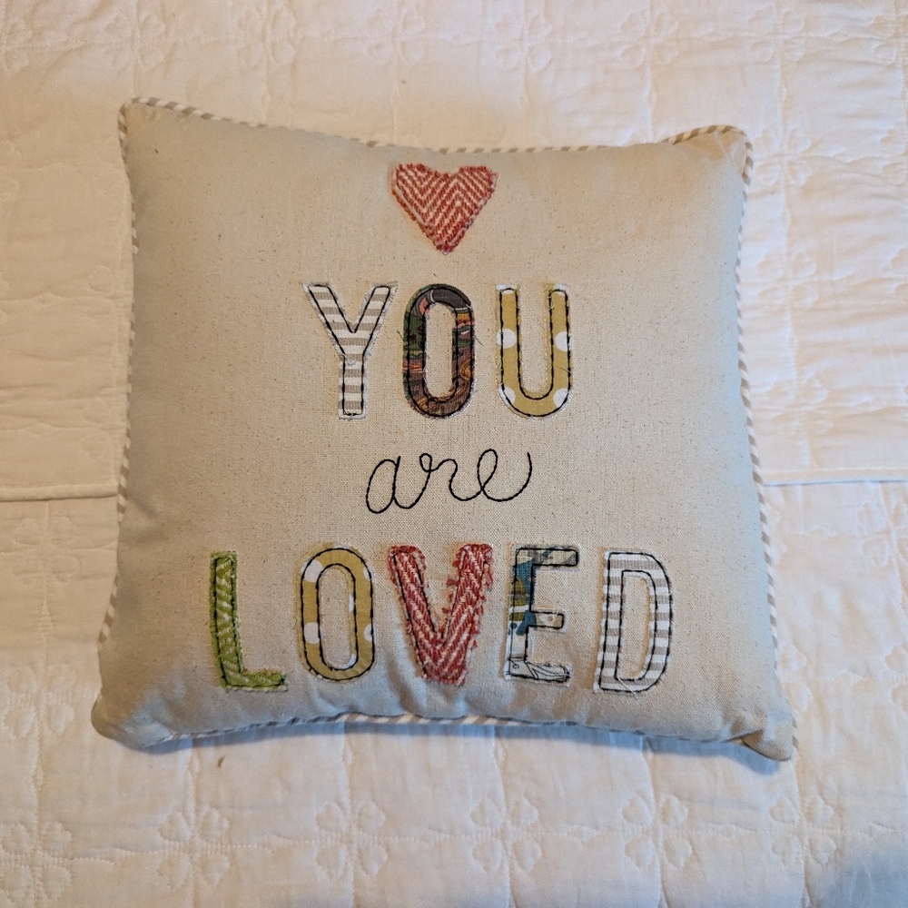 Glory Haus you are loved pillow